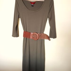 Versatile Olive Midi dress